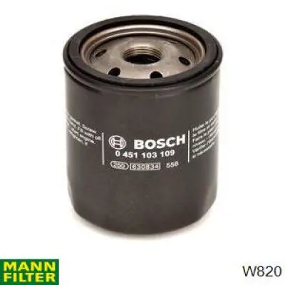 Filtr oleju Mann-Filter W820 cena, od 8,87 USD