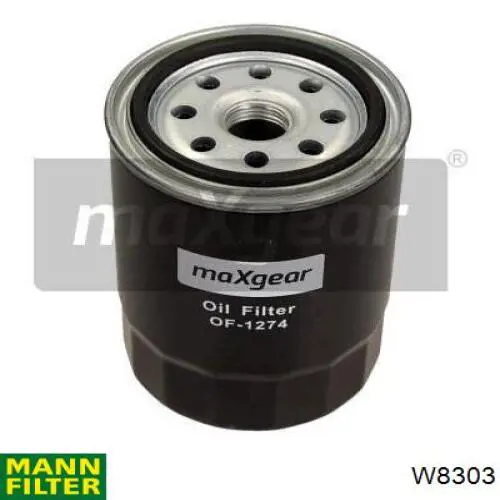 Do koszyka W8303 Mann-Filter Filtr oleju