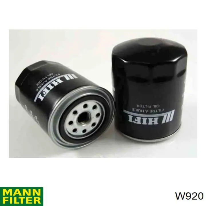 Do koszyka W920 Mann-Filter Filtr oleju