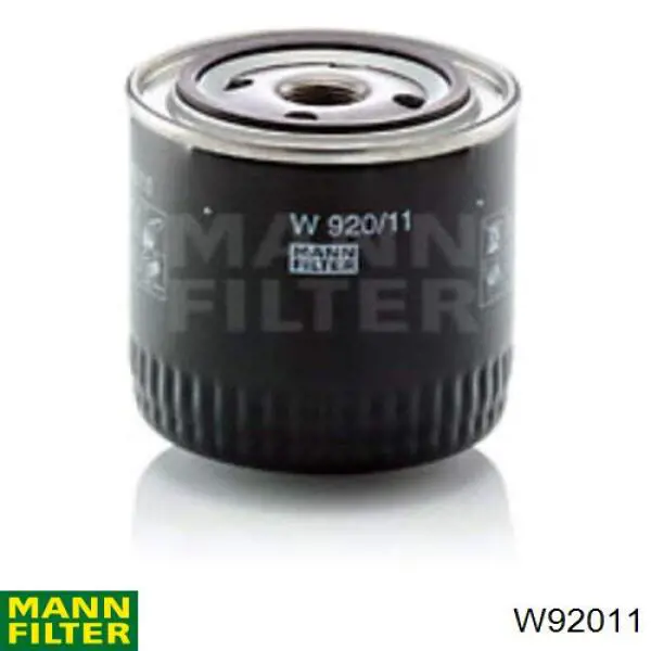 Filtr oleju Mann-Filter W92011 cena, od 11,77 USD