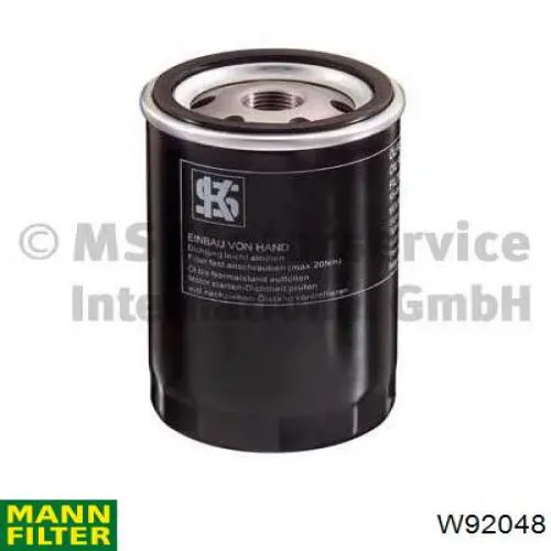 Filtr oleju Mann-Filter W92048 cena, od 7,16 USD