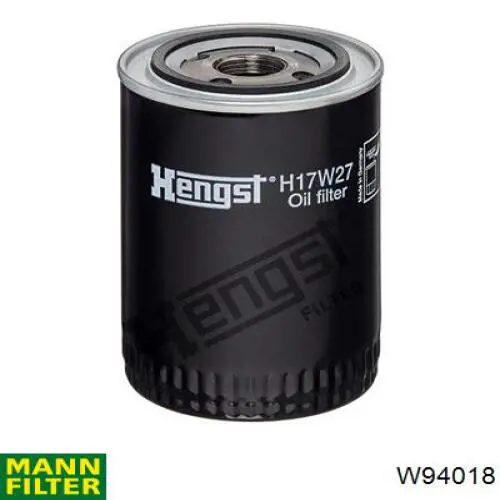 Filtr oleju Mann-Filter W94018 cena, od 18,48 USD