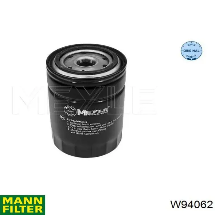 Do koszyka W94062 Mann-Filter Filtr oleju