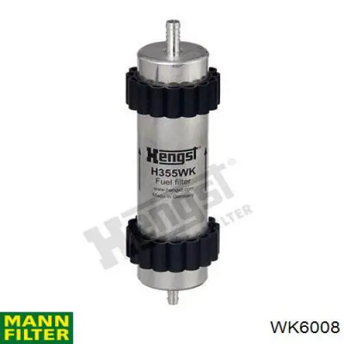 Do koszyka WK6008 Mann-Filter Filtr paliwa