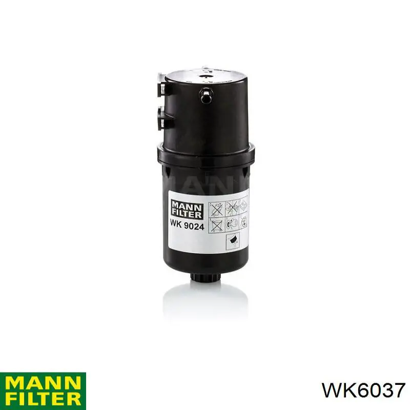 Do koszyka WK6037 Mann-Filter Filtr paliwa