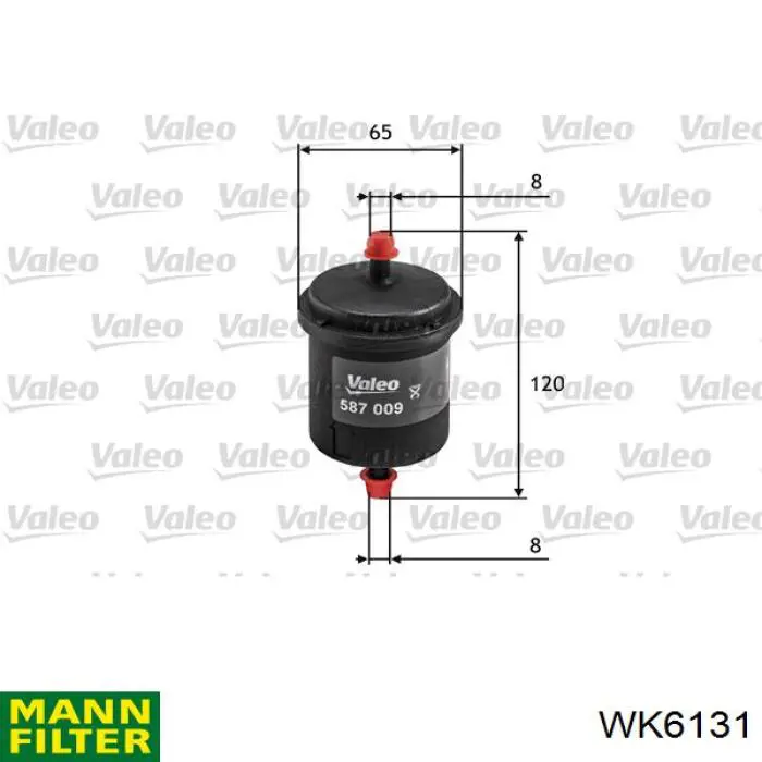 Filtr paliwa Mann-Filter WK6131 cena, od 9,78 USD