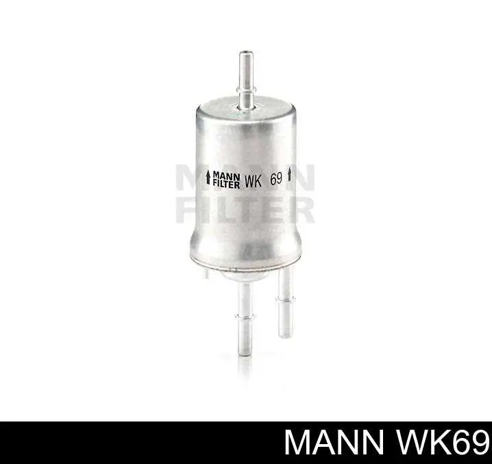 Do koszyka WK69 Mann-Filter Filtr paliwa