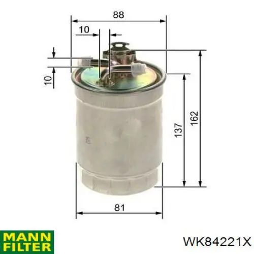 Filtr paliwa Mann-Filter WK84221X cena, od 15,53 USD