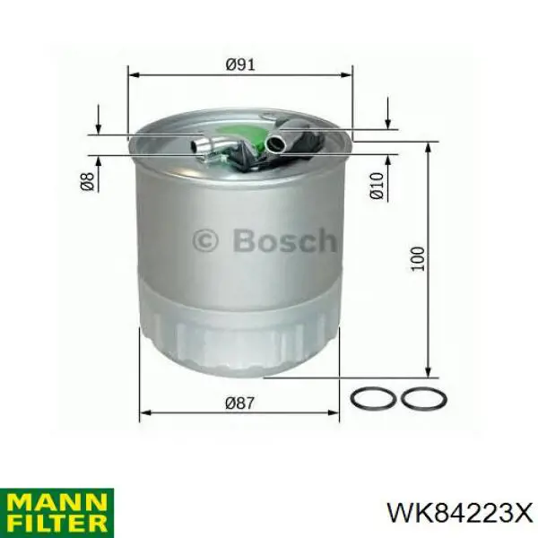 Filtr paliwa WK84223X Mann-Filter