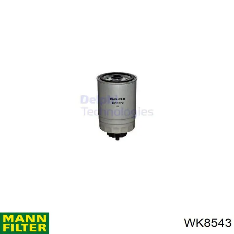 Do koszyka WK8543 Mann-Filter Filtr paliwa