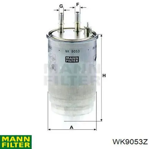 Filtr paliwa WK9053Z Mann-Filter