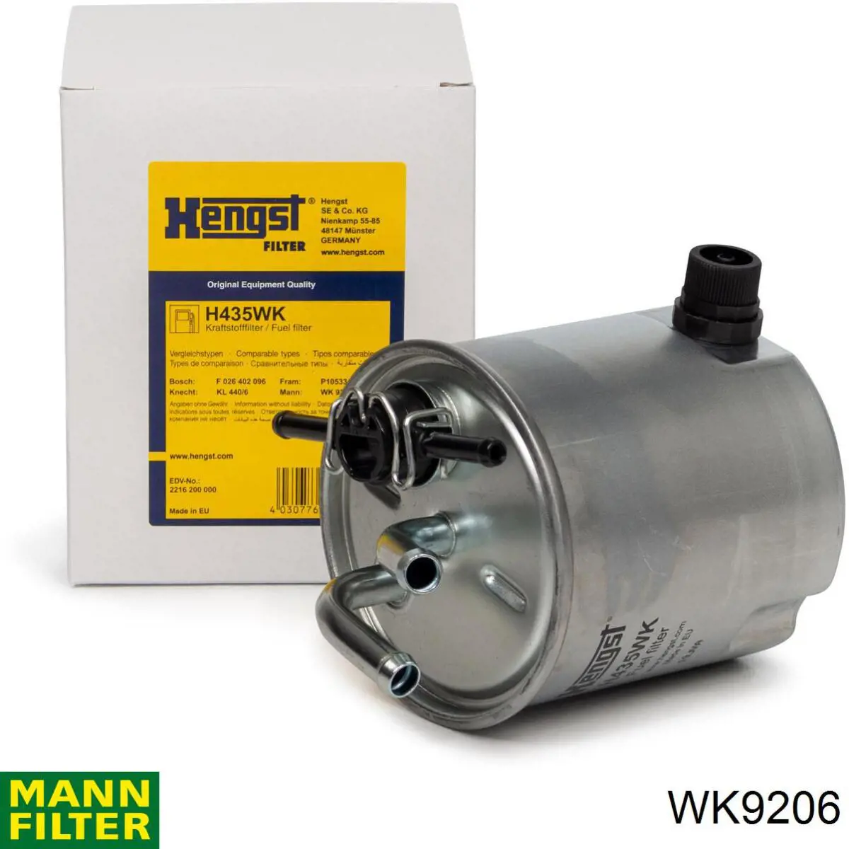 Do koszyka WK9206 Mann-Filter Filtr paliwa