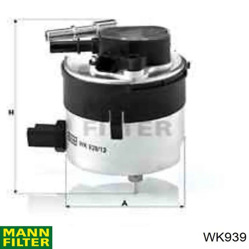 Filtr paliwa WK939 Mann-Filter