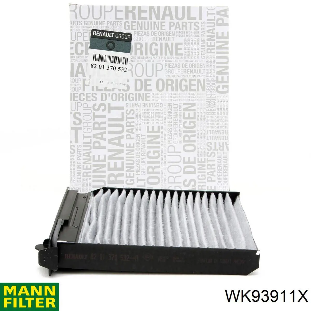 Do koszyka WK93911X Mann-Filter Filtr paliwa