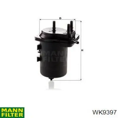 Filtr paliwa Mann-Filter WK9397 cena, od 27,26 USD