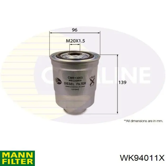 Filtr paliwa Mann-Filter WK94011X cena, od 11,15 USD