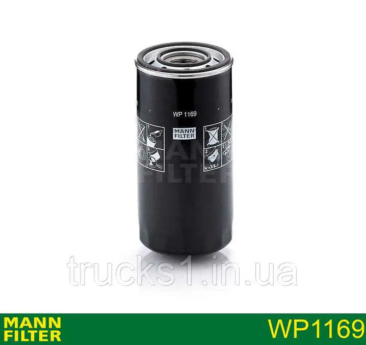 Filtr oleju Mann-Filter WP1169 cena, od 18,40 USD