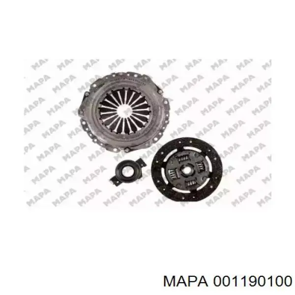 Zestaw sprzęgła (3 części) 6804 VALEO