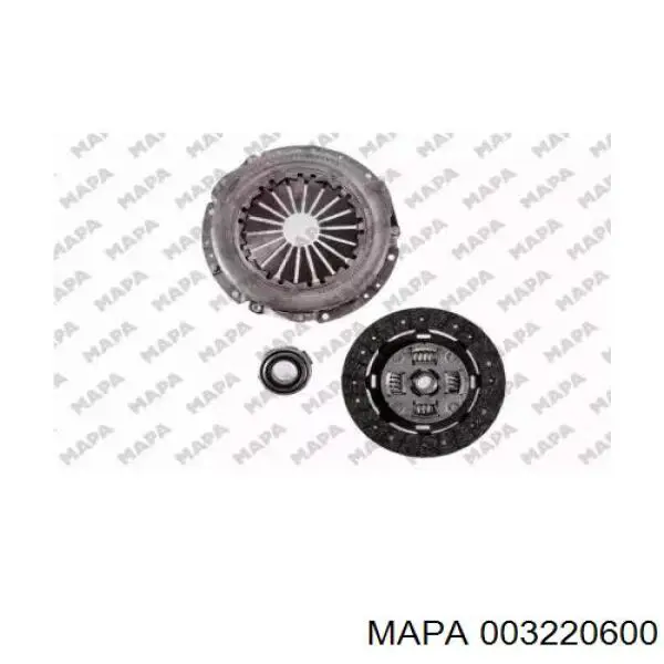 Do koszyka 22105RNA305 Honda Zestaw sprzęgła (3 części)