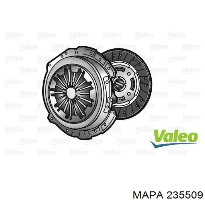Do koszyka 5091040 Ford Zestaw sprzęgła (3 części)