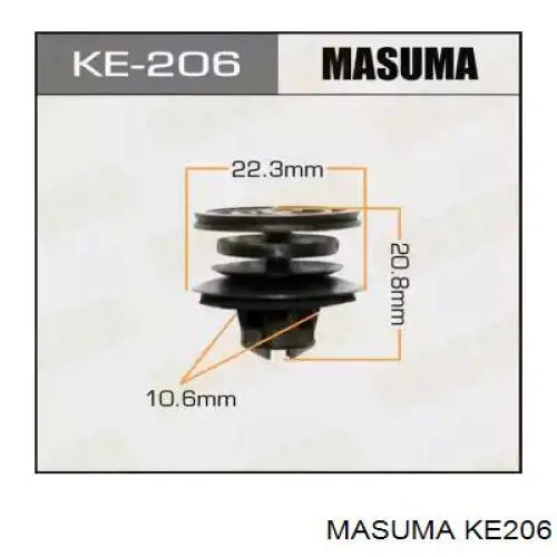 KE206 Masuma spinka mocowania okładzin drzwi