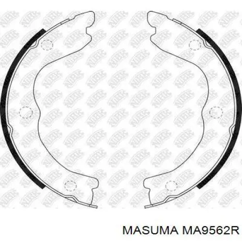 Wahacz zawieszenia przedniego dolny prawy Masuma MA9562R cena, od 201,24 USD
