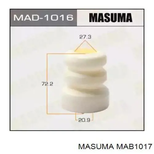 MAB1017 Masuma Osłona amortyzatora przedniego