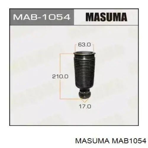 MAB1054 Masuma Odbój amortyzatora tylnego + osłona