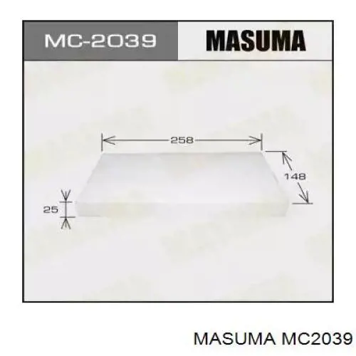 MC2039 Masuma Filtr kabiny