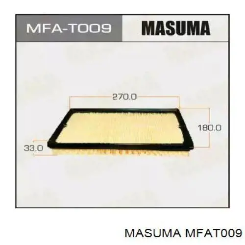 MFAT009 Masuma filtr powietrza