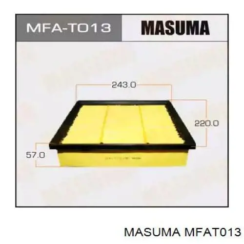 MFAT013 Masuma Filtr powietrza