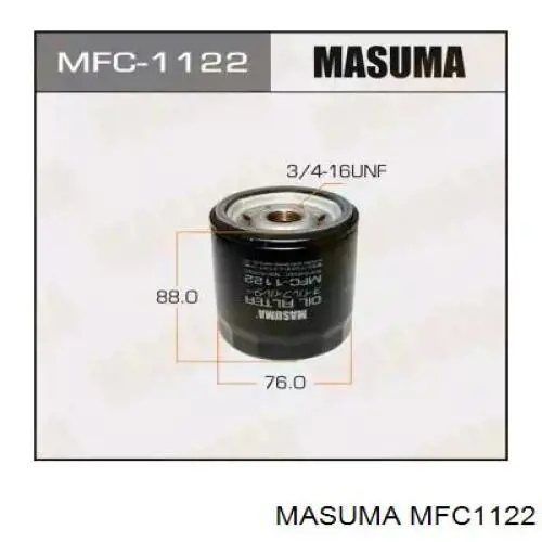 MFC1122 Masuma Filtr oleju