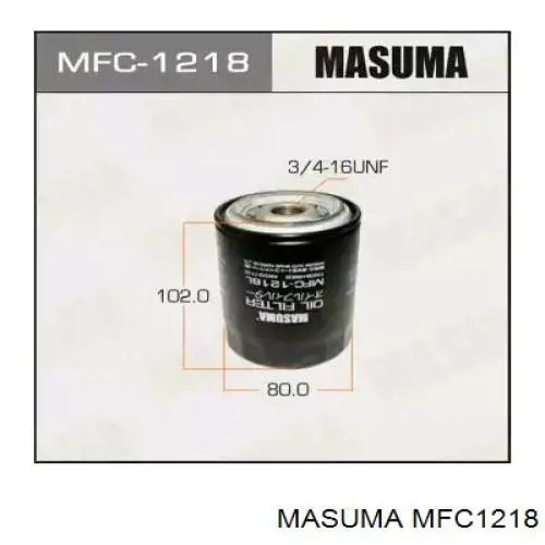 MFC1218 Masuma Filtr oleju
