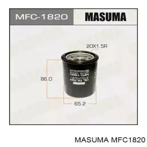 MFC1820 Masuma Filtr oleju