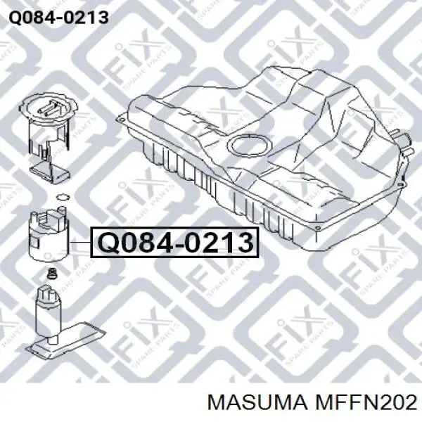 Do koszyka MFFN202 Masuma Moduł pompy paliwowej z czujnikiem poziomu paliwa