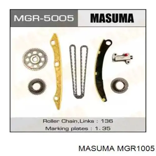 Łańcuch rozrządu, zestaw Masuma MGR1005 cena, od 171,45 USD