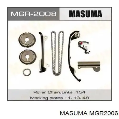 MGR2006 Masuma Łańcuch rozrządu, zestaw