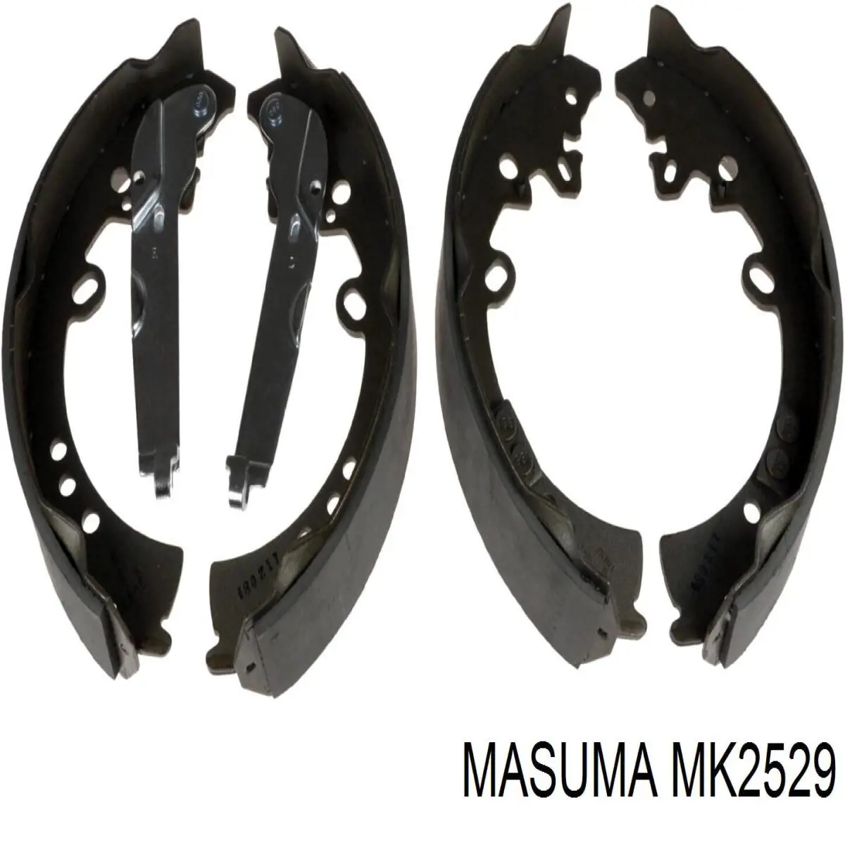 Klocki hamulcowe tylne bębnowe Masuma MK2529 cena, od 59,43 USD