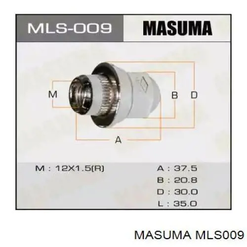 MLS009 Masuma Nakrętka koła