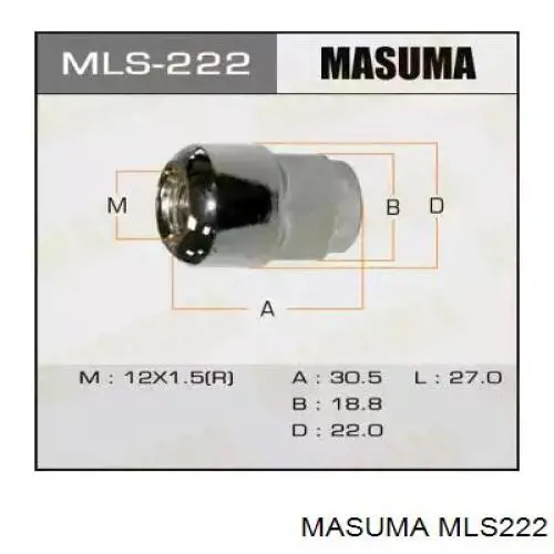 MLS222 Masuma Nakrętka koła