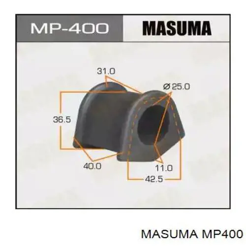 MP400 Masuma Tuleja stabilizatora przedniego