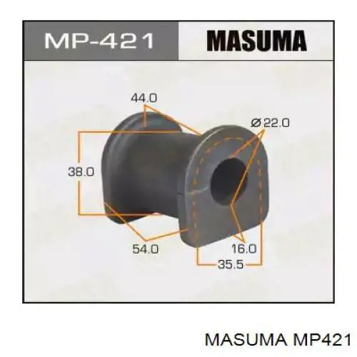 MP421 Masuma Tuleja stabilizatora przedniego