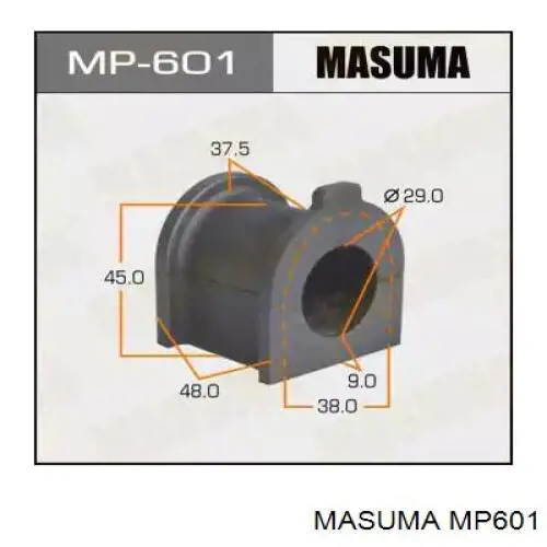 MP601 Masuma Tuleja stabilizatora przedniego