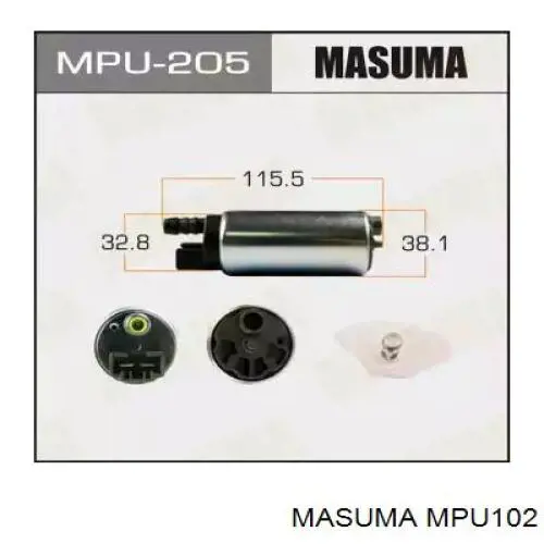Pompa paliwa elektryczna zanurzeniowa Masuma MPU102 cena, od 19,96 USD