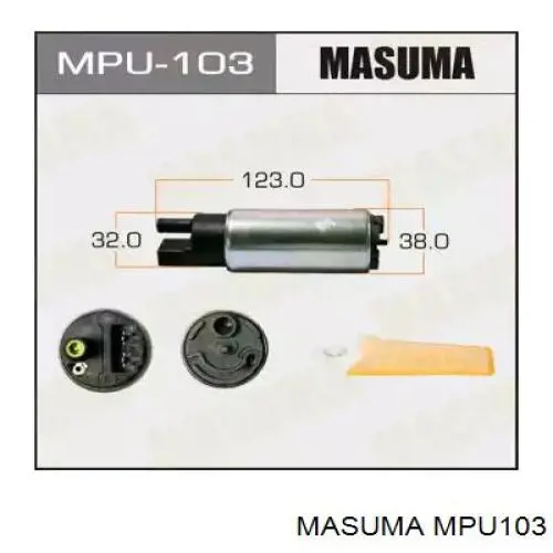 MPU103 Masuma Element-turbina pompy paliwa
