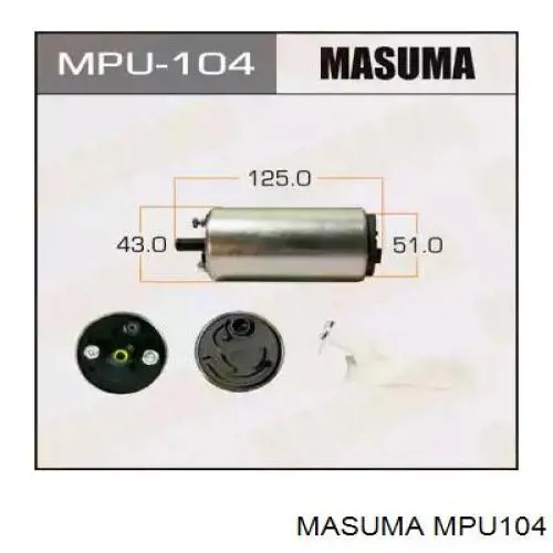 MPU104 Masuma Element-turbina pompy paliwa