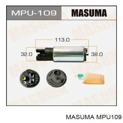 Element-turbina pompy paliwa Masuma MPU109 cena, od 49,34 USD