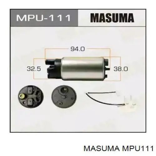 MPU111 Masuma Pompa paliwa elektryczna zanurzeniowa