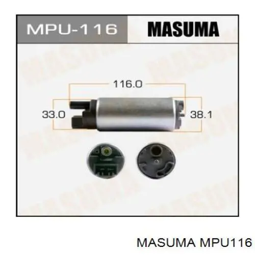 Pompa paliwa elektryczna zanurzeniowa Toyota 2322131370 cena, od 64,57 USD