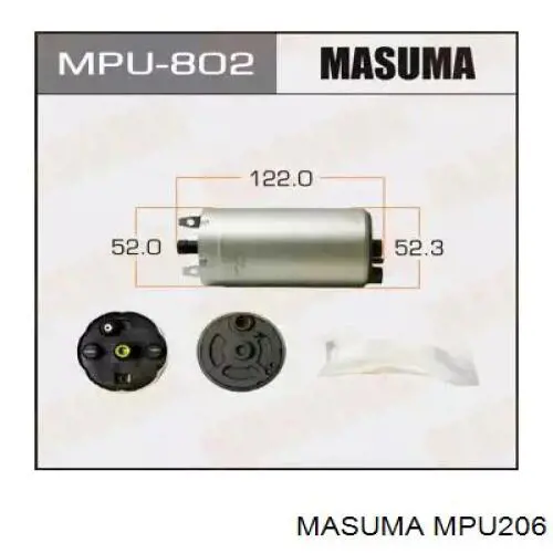 MPU206 Masuma Moduł pompy paliwowej z czujnikiem poziomu paliwa